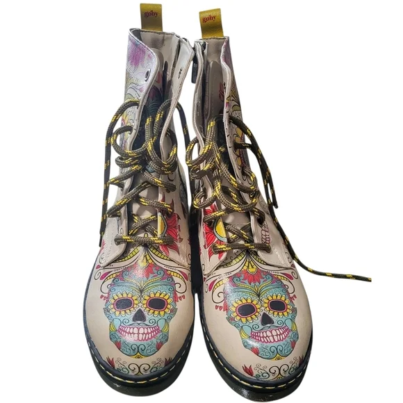 Goby // Women's Long Boots MRT111 // US 7.5 EU 38 // Beige - Picture 5 of 11